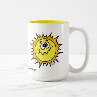 Juste un rayon de tasse de café de soleil