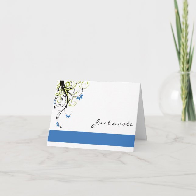 Juste une carte de note de note (Devant)