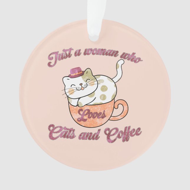 Juste une femme qui aime les chats et le café (devant)