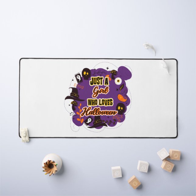 Juste une fille qui aime Halloween (Tableau pour enfants)