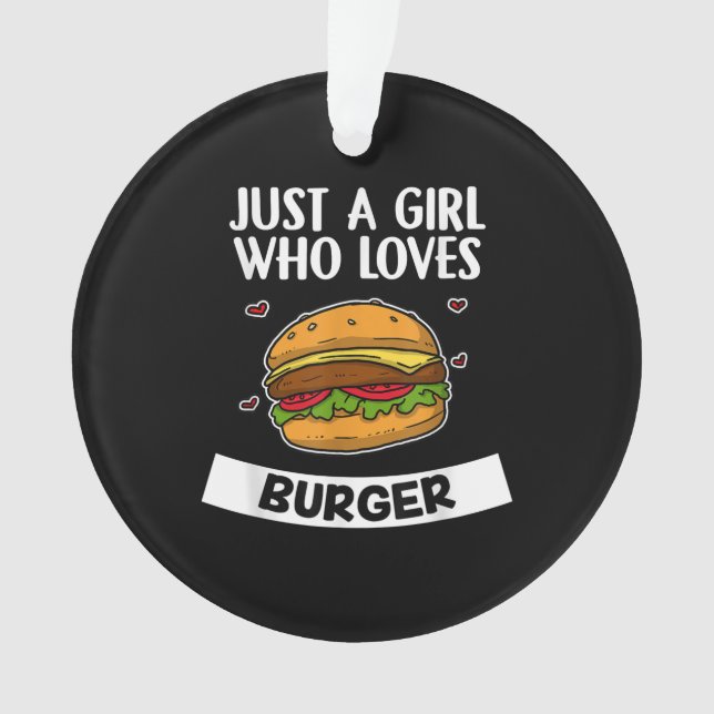 Juste Une Fille Qui Aime Le Burger Au Fromage Cute (devant)