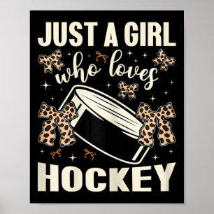Juste une fille qui aime le hockey Impression de g