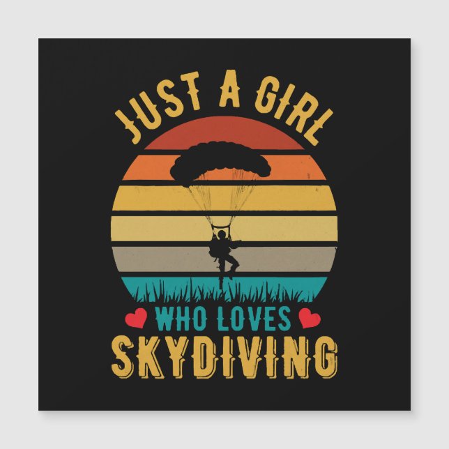 juste une fille qui aime le parachutisme (Devant)