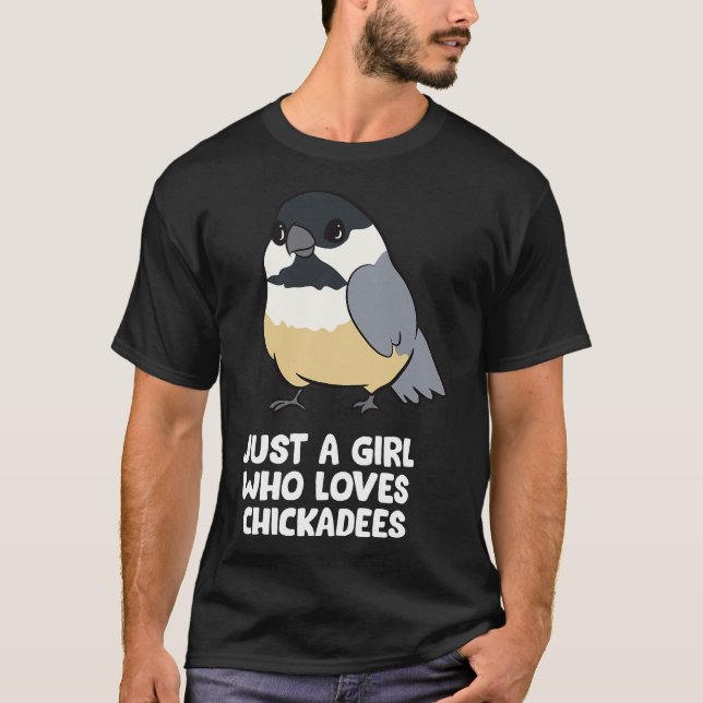 Juste une fille qui aime le T-shirt Oiseaux de pou (Devant)