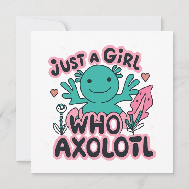 juste une fille qui aime les Axolotl (Devant)
