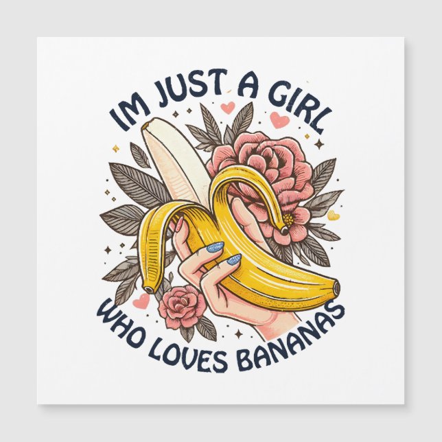 Juste Une Fille Qui Aime Les Bananes (Devant)