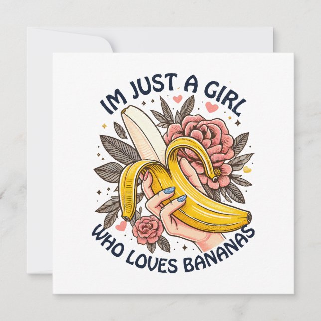 Juste une fille qui aime les bananes  (Devant)