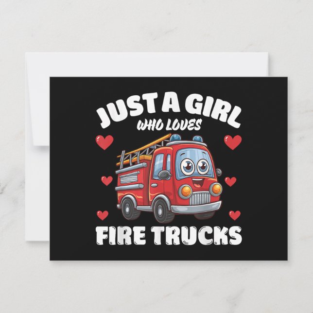Juste Une Fille Qui Aime Les Camions De Feu, Les C (Devant)