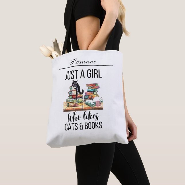 Juste Une Fille Qui Aime Les Chats Et Les Sacs fou (De près)