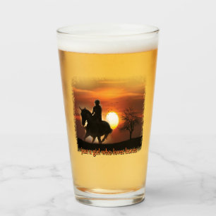 juste une fille qui aime les chevaux verre