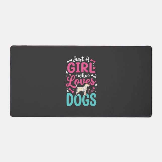 Juste Une Fille Qui Aime Les Chiens (Recto)