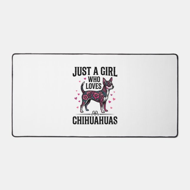Juste Une Fille Qui Aime Les Chihuahuas Conception (Recto)
