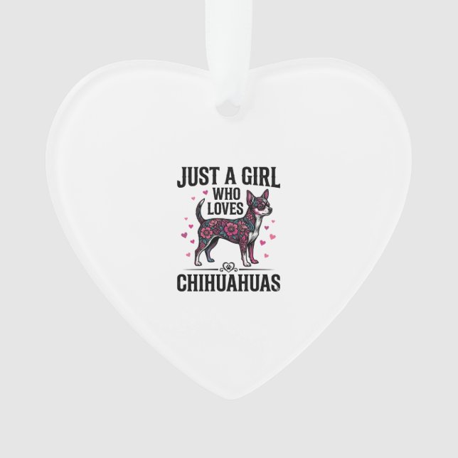 Juste Une Fille Qui Aime Les Chihuahuas Design De  (devant)