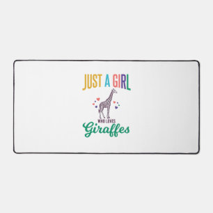 Juste une fille qui aime les girafes Vintage Vecto