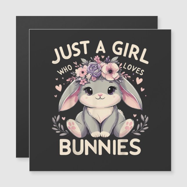 Juste Une Fille Qui Aime Les Lapins (Devant / Derrière)