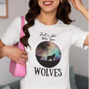 Juste une fille qui aime les loups T-shirt
