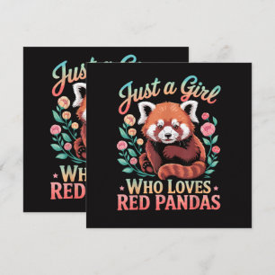 Juste Une Fille Qui Aime Les Pandas Rouges