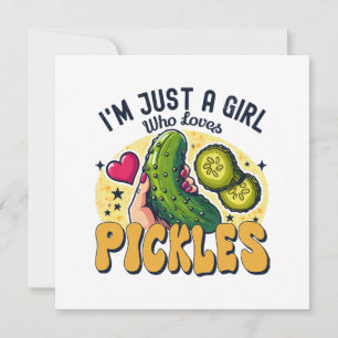 Juste une fille qui aime les pickles - Vegan drôle