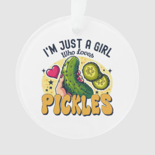 Juste une fille qui aime les pickles - Vegan drôle