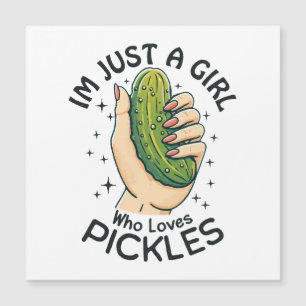 Juste une fille qui aime les pickles - Vegan drôle