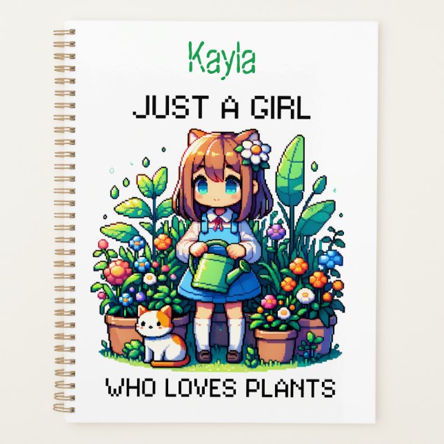 Juste une fille qui aime les Plantes Personnalisé (Devant)
