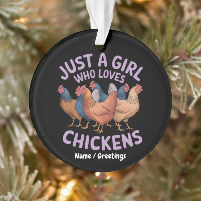 Juste une fille qui aime les poulets pour les amat (Arbre)