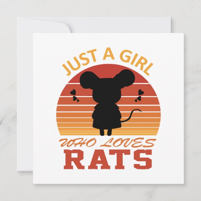 Juste une fille qui aime les rats (Devant)
