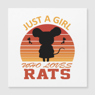 Juste une fille qui aime les rats