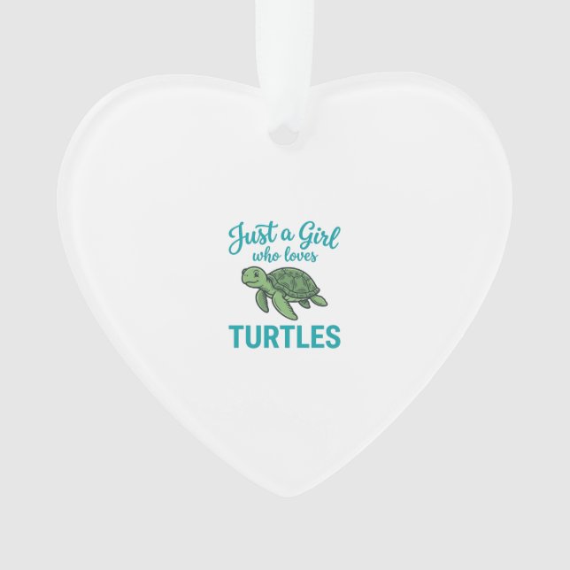 Juste une fille qui aime les tortues gravure vinta (devant)