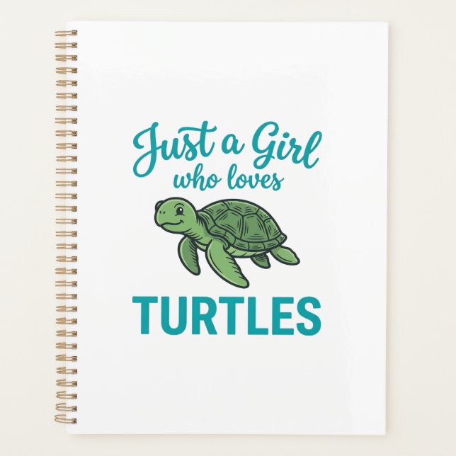 Juste une fille qui aime les tortues gravure vinta (Devant)