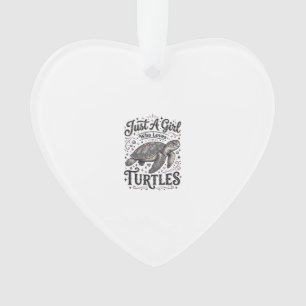 Juste une fille qui aime les tortues modèle de t-s