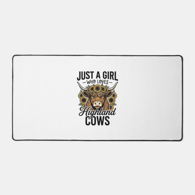 Juste une fille qui aime les vaches des Highlands  (Recto)