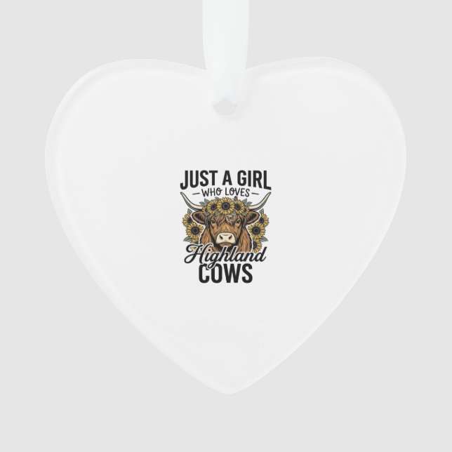 Juste une fille qui aime les vaches des Highlands  (devant)