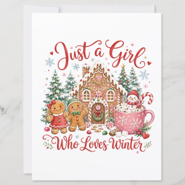 Juste une fille qui aime l'hiver (Devant)