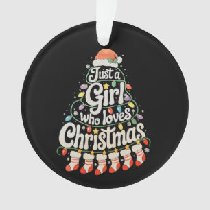 Juste Une Fille Qui Aime Noël Arbre Noël Noël Noël