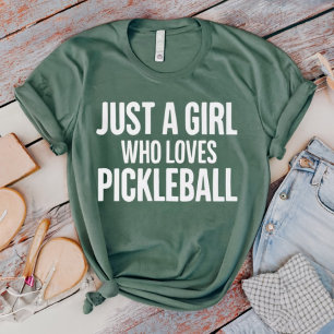Juste une fille qui aime Pickleball T-shirt