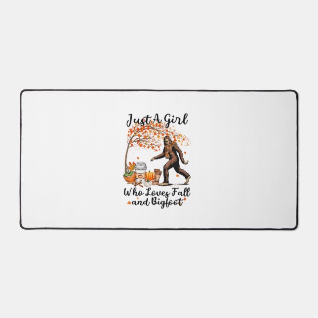 Juste Une Fille Qui Aime Tomber Et Bigfoot Cadeau  (Recto)