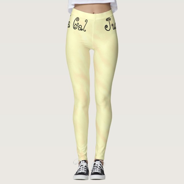 Juste Une Leggings Kinda Gal Lemon Aquarelle Legs (Devant)