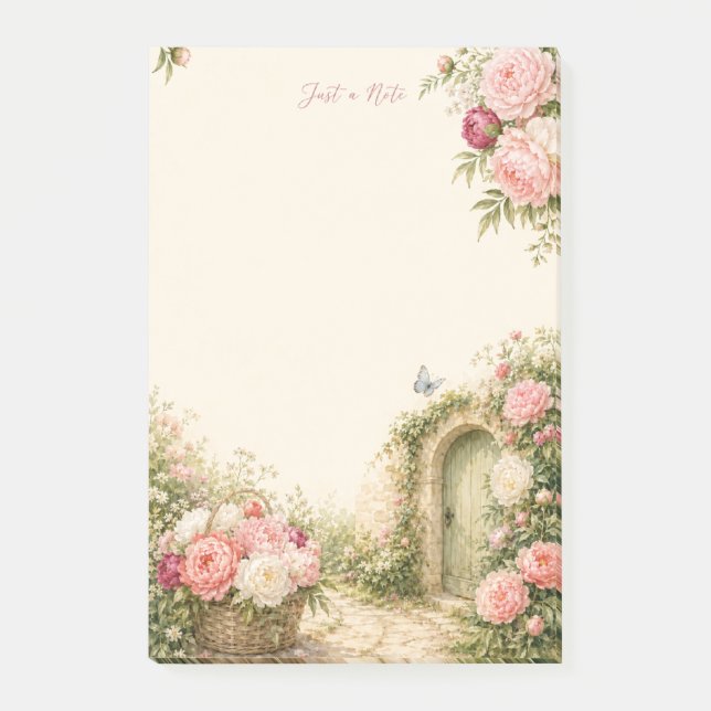 Juste une note Post-it® Notes Jardin Secret de Piv (Devant)