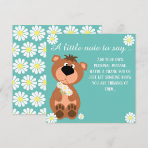 Juste Une Note Pour Dire Mignonne Ours