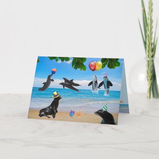 Juste une Vie marine vraiment ridicule carte d'ann (Devant)