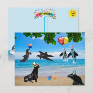 Juste une Vie marine vraiment stupide Carte postal