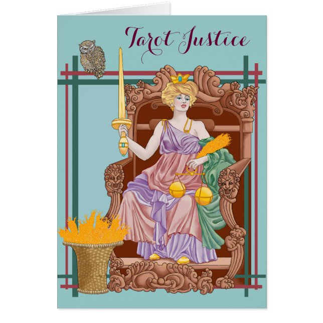 Justice de tarot (Devant)