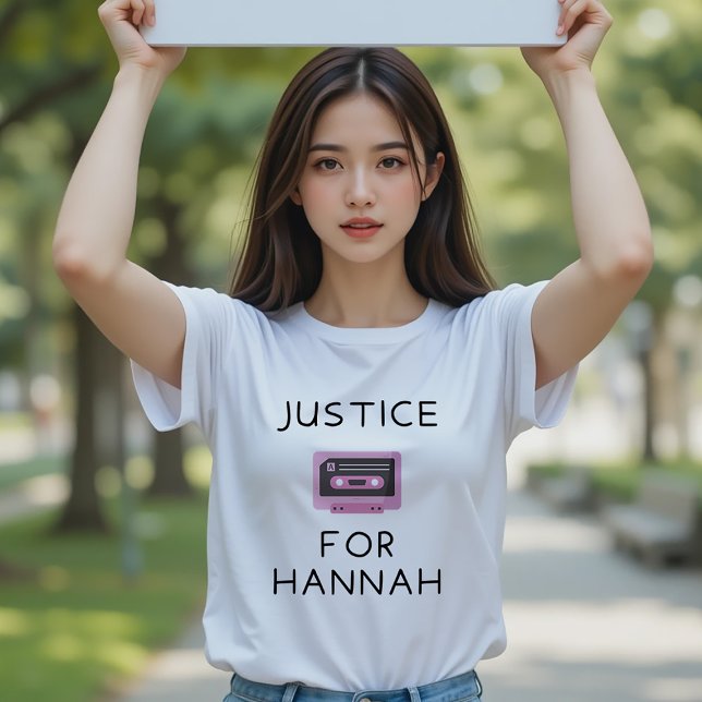 Justice pour Hannah 13 raisons pourquoi T-Shirt (Créateur téléchargé)