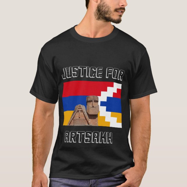 Justice pour le T-shirt d'Artsakh (Mamik et Babik) (Devant)