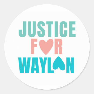Justice Pour Sticker Waylon