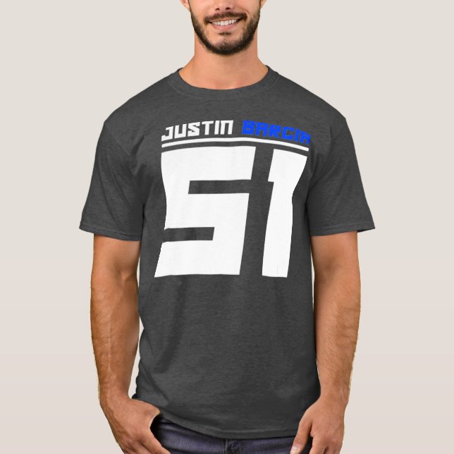 JUSTIN BARCIA 51 SUPERCROSS MOTOCROSS TSHIRT FAN (Devant)
