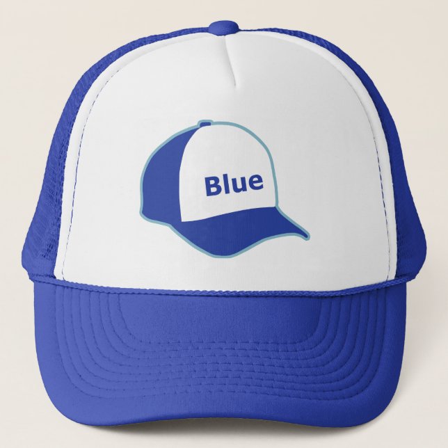 J'utilise un casquette bleu (Devant)