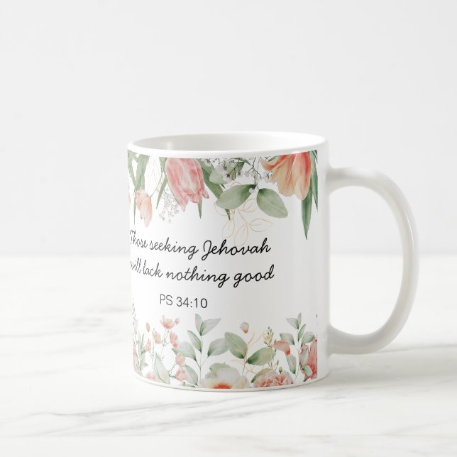 JW 2022 Année Texte cadeau Café Mug (Droite)