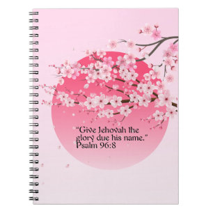JW 2025 Année Texte Apple Blossom Carnet